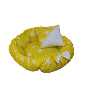 Gelbes Baumwoll Baby Nest Modell Mobin