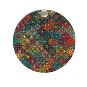 Portabler Taschenspiegel mit persisch inspiriertem Samin-Design