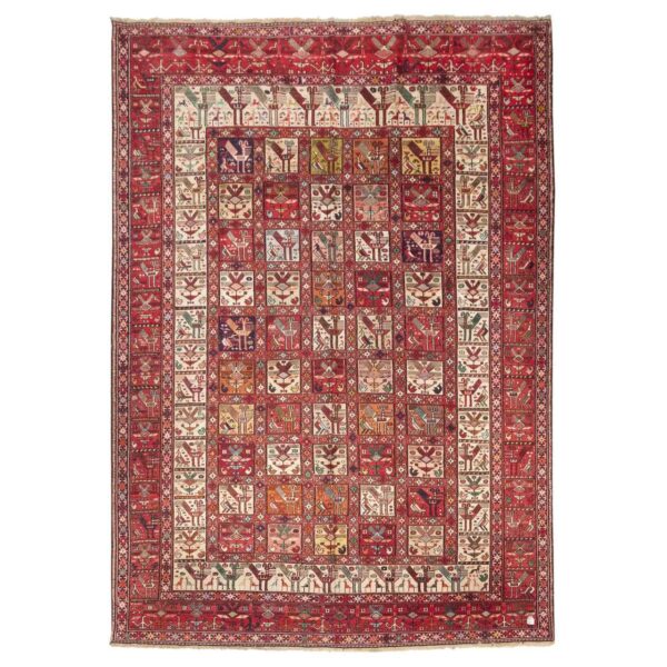 Second Hand Persischer Woll Kelim Teppich handgewebt Modell Heris