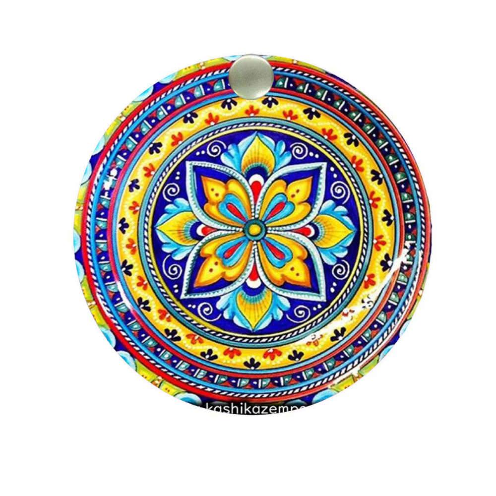 Kompakter Taschenspiegel mit persisch inspiriertem Aftab-Design