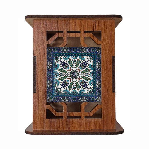 Safa Muster – Eleganter Holz Stifthalter mit Persischen Motiven