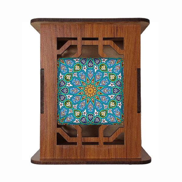 Firouze Stil – Persisch Inspirierter Holz Stifthalter für den Schreibtisch