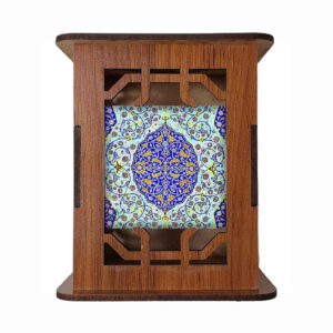 Mihan Design – Handgefertigter Holz Stifthalter mit Persischer Kunst