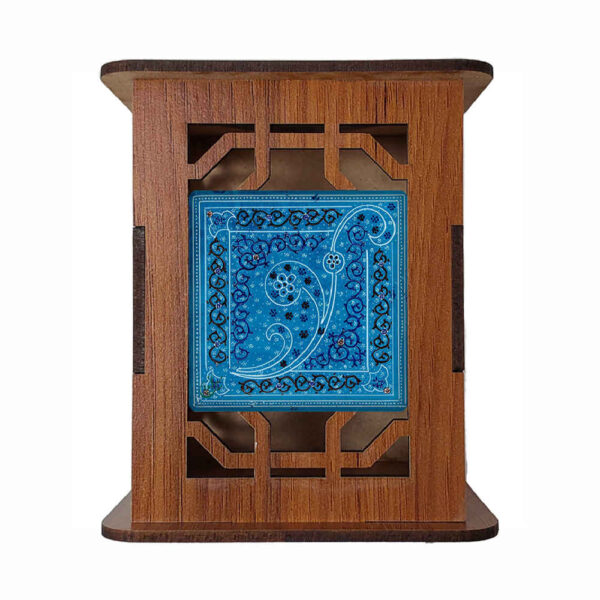 Aroosha Edition – Holz Schreibtisch Stifthalter mit Persischem Motiv