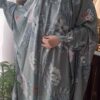 Islamischer Namaz Chador mit Ärmeln für Frauen, ideal für das Gebet - Blumenmuster Samin