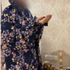 Islamischer Namaz Chador mit Ärmeln für Frauen, ideal für das Gebet - Blumenmuster Azar