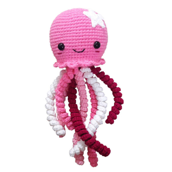 Amigurumi Oktopus in Plüsch – Handgemachtes Gehäkeltes Kuscheltier | Verspielt und Weich