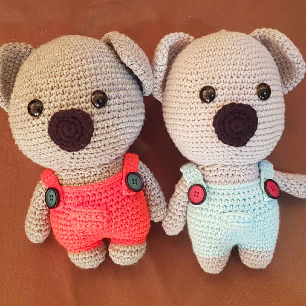 Amigurumi Koala in Plüsch – Handgemachtes Gehäkeltes Kuscheltier | Gemütlich und Kuschelig