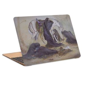 Laptop Malerei Kunststil Sticker Dekal Modell Ashoura