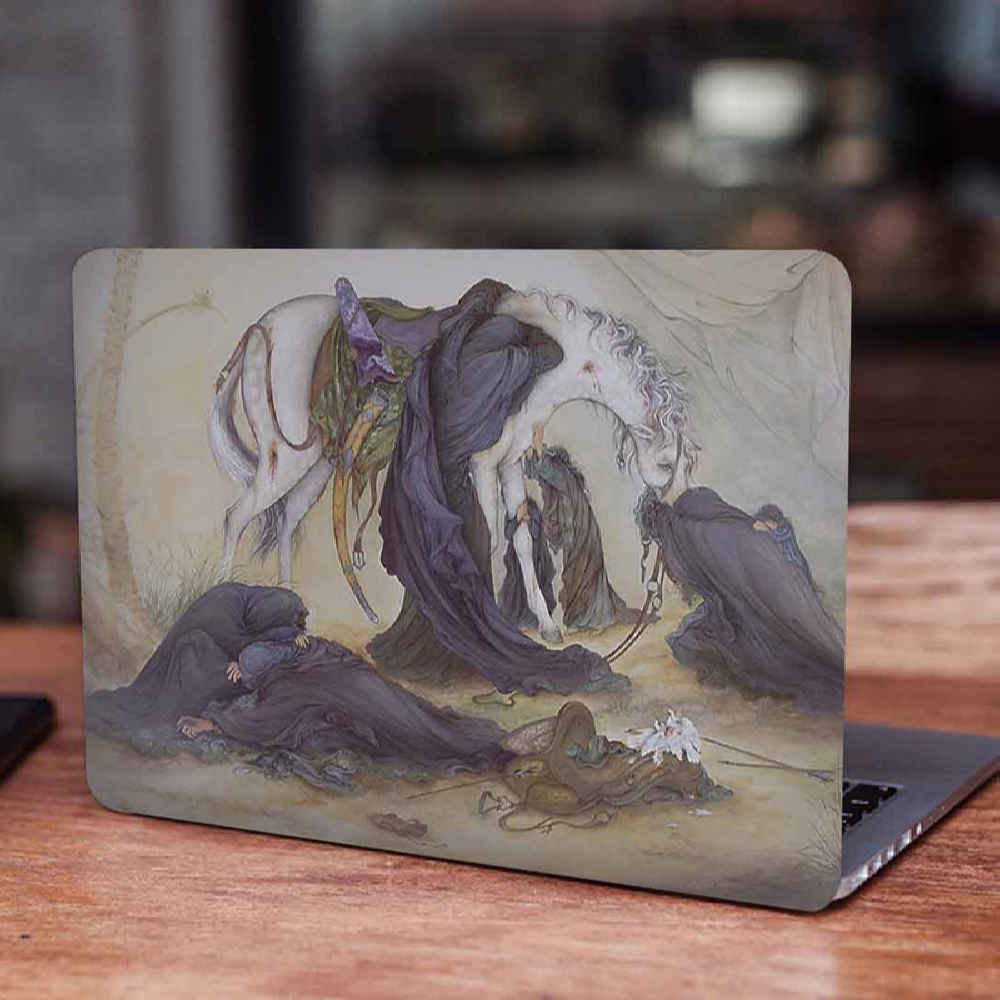 Laptop Malerei Kunststil Sticker Dekal Modell Ashoura