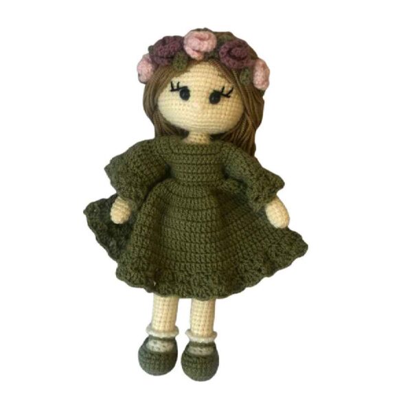 Amigurumi Handgemachte Gehäkelte Puppe – Roya | Weiches Kuscheltier
