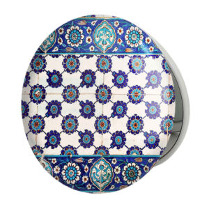Portabler Taschenspiegel mit persisch inspiriertem Afrooz-Design