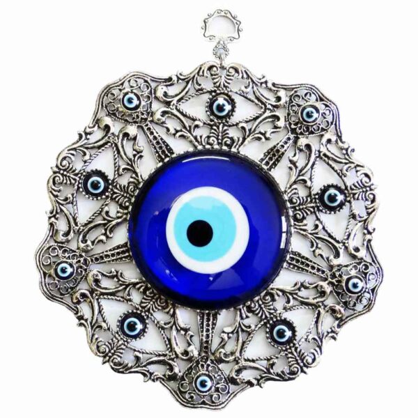 Blaues Böses-Auge-Amulett zum Aufhängen Modell Hasti