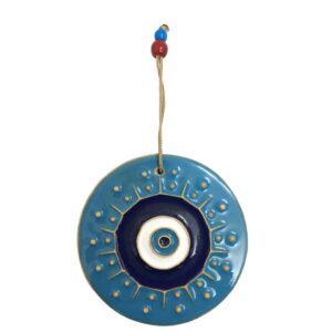 Blaues Böses-Auge-Amulett zum Aufhängen Modell Stern