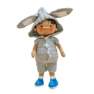 Amigurumi Handgemachte Gehäkelte Puppe – Simon | Weiches Kuscheltier