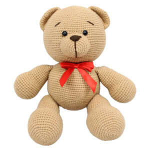 Handgemachtes Amigurumi Teddybär Kuscheltier – Modell Nelson | Klassisch und Kuschelig