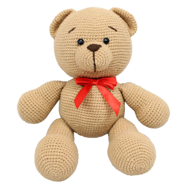 Handgemachtes Amigurumi Teddybär Kuscheltier – Modell Nelson | Klassisch und Kuschelig