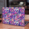 Laptop Blumen Ornament Muster Haut Sticker