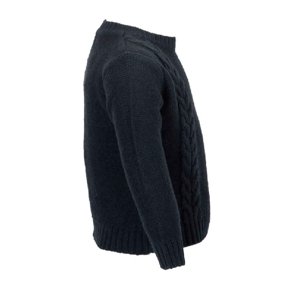 Baby Schwarzer Strickpullover Modell Winter