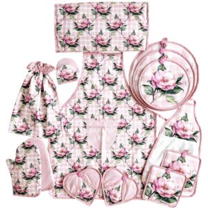 15-teiliges Blumenschürzenset Modell Maral