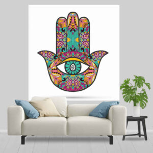 Bunte Hand der Fatima Wandteppich-Wanddekoration