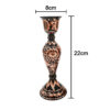 Gravierter persischer Kupferspiegelrahmen & Kerzenhalter-Set – Elham-Design