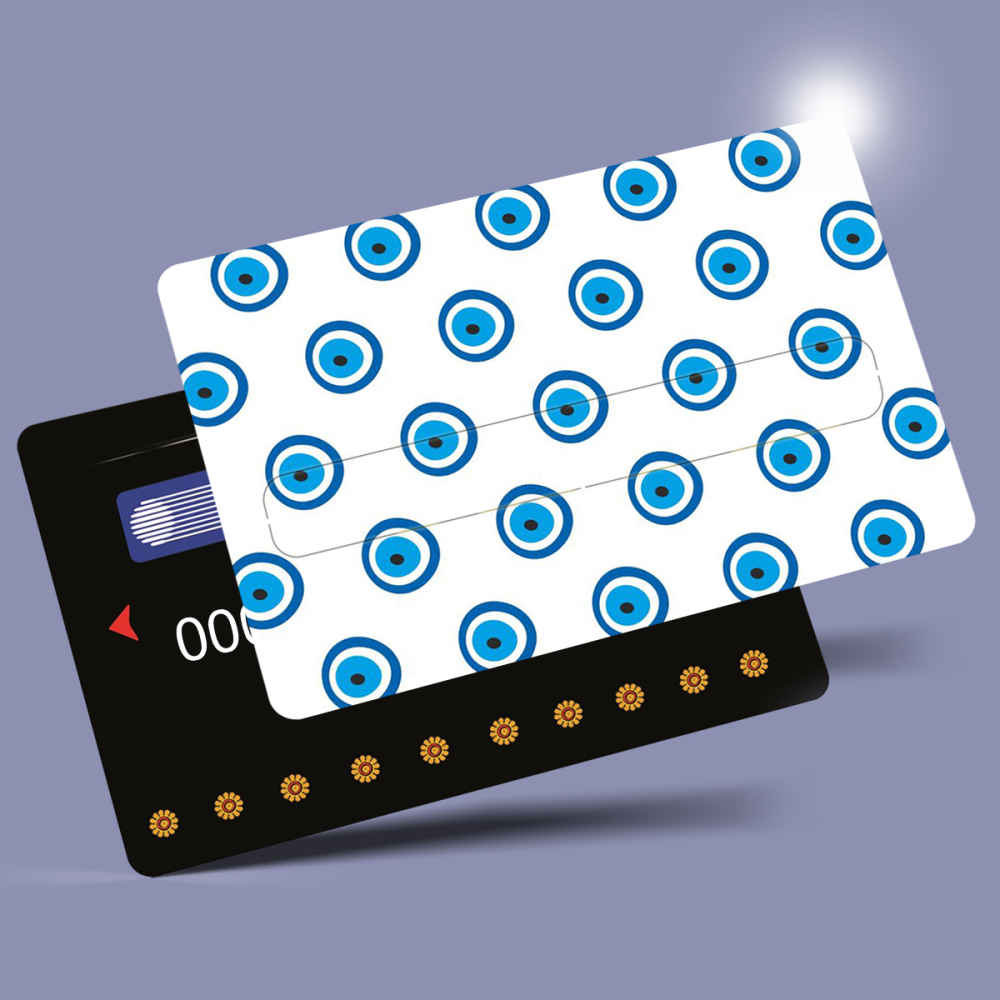 Islamischer Kreditkartenaufkleber – Auge von Fatima Design