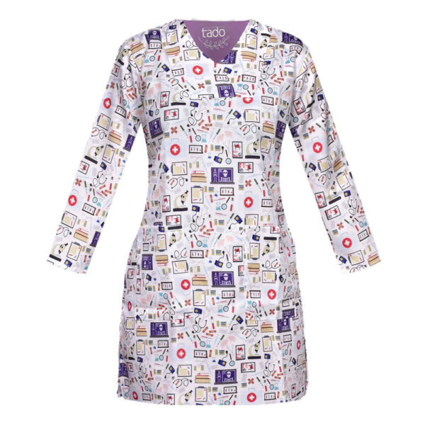 Damen-Medizinische Scrub-Oberteil – Vielseitig & Bequem