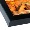 Persischer Backlit PVC-Druck mit Rahmen - Yazd Stadt Wandkunst