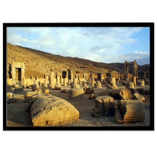 Persische PVC-Druck mit Rahmen - Persepolis Wandkunst