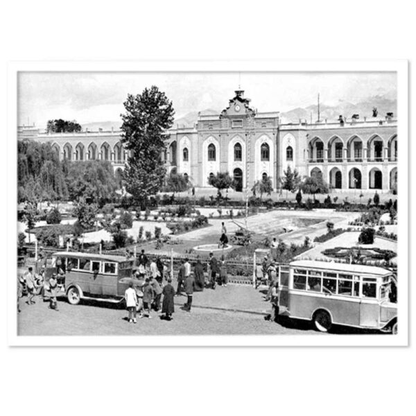 Persische PVC-Druck mit Rahmen - Alte Tage Wandkunst