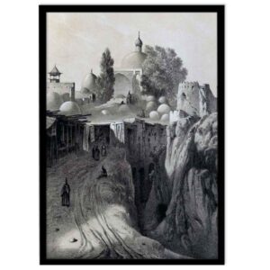 Persische PVC-Druck mit Rahmen – Monumentale Wandkunst
