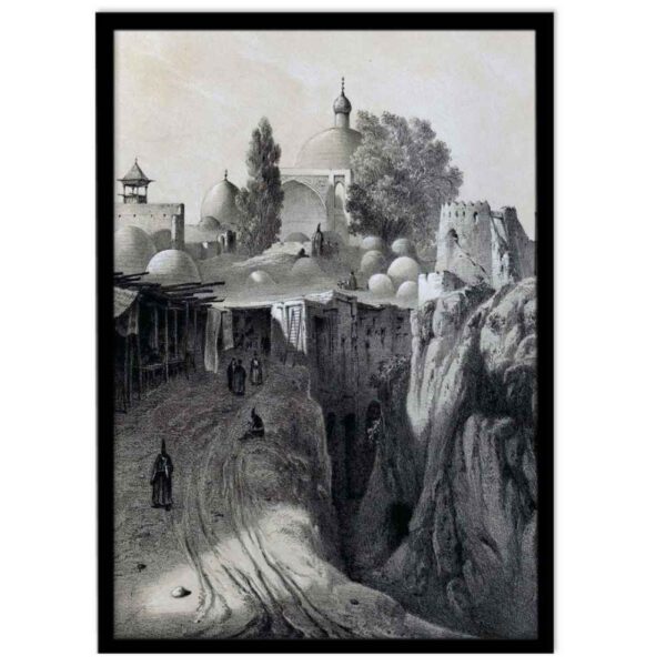 Persische PVC-Druck mit Rahmen - Bedeutende Wandkunst