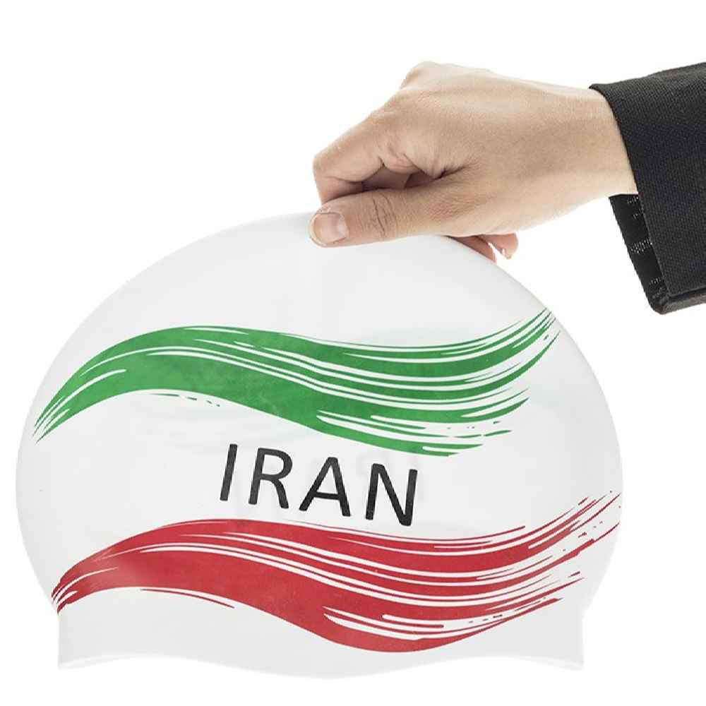 Silikon Schwimmhaube mit Iran-Flaggen-Design