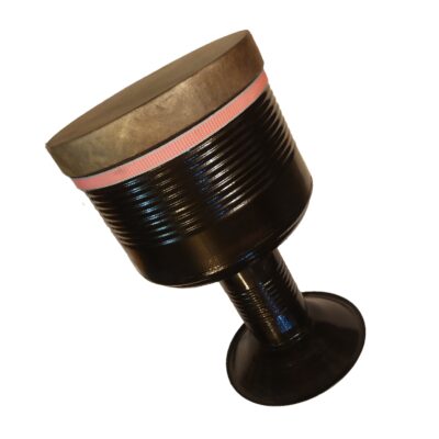 Kurdische Metall-Zarb-Trommel mit Kamelhaut