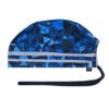 Herren-Blaues Pflege-Uniform – Oberteil & Mütze Set