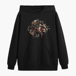 Herren persischer schwarzer Hoodie Modell Pirooz