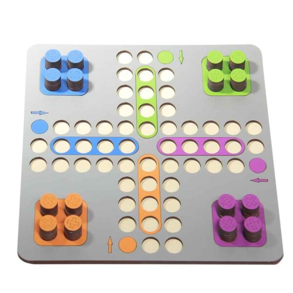 Mensch ärgere Dich nicht (Ludo) – Klassisches Familienspiel