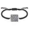 Minimalistisches persisches Silberarmband mit Schnur – Saheb Gharan Design