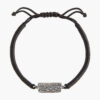 Minimalistisches persisches Silberarmband mit Schnur – Saheb Gharan Design