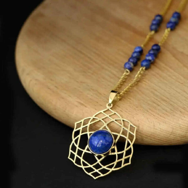 Persische Messing-Halskette Künstlerisch Modell Kahkeshan