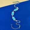 Silberarmband mit Türkisstein für Frauen Dara