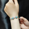 Silberarmband mit Türkisstein für Frauen Baran