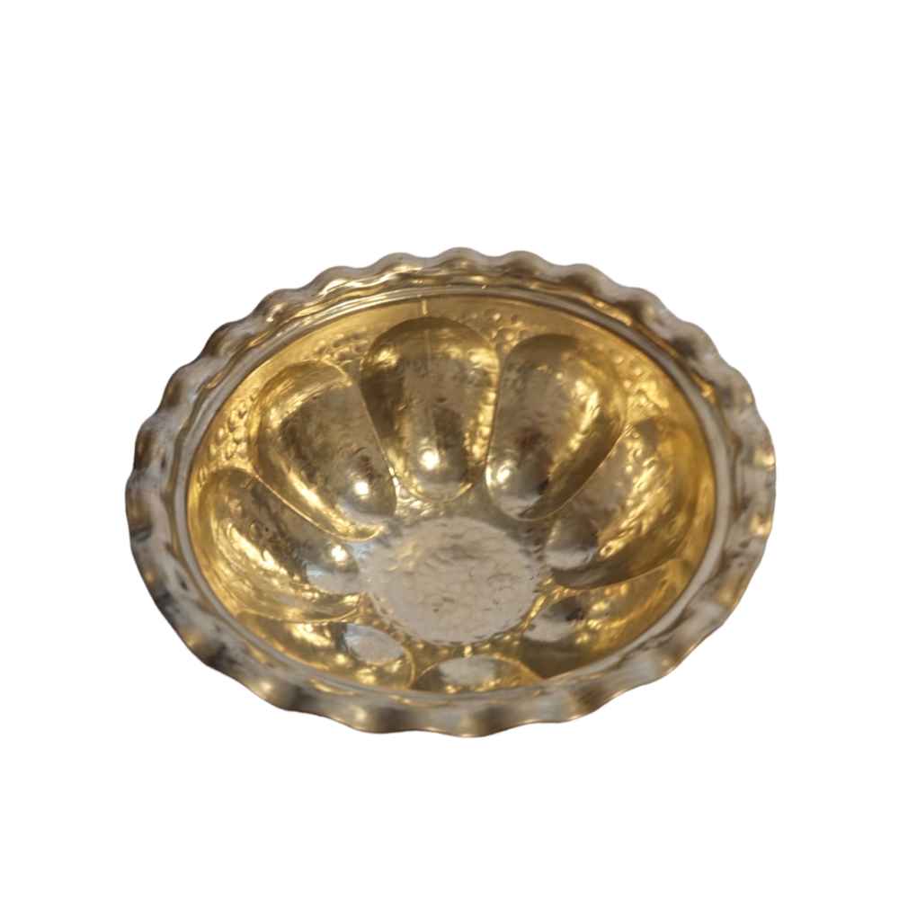 Kupfer-Dessertschale, gehämmert und geeignet für Eiscreme Alvand (x3)