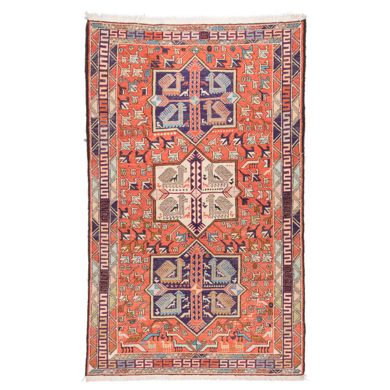Persischer Woll Kelim Teppich handgewebt traditionell Cpersia
