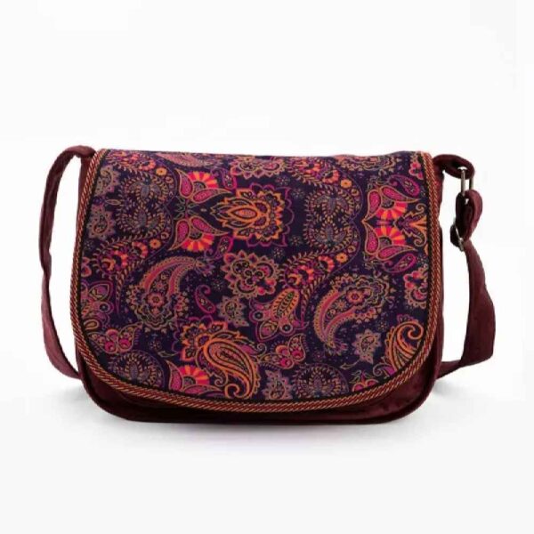 Bohemian Umhängetasche mit persisch inspiriertem Paisley-Muster