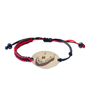Minimalistisches persisches Silberarmband mit Schnur – To Design
