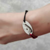 Minimalistisches persisches Silberarmband mit Schnur – To Design