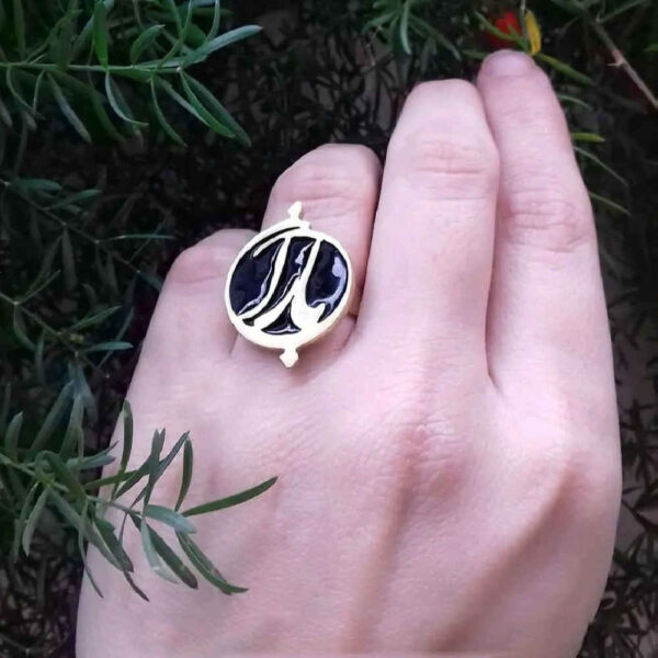 Silber Siegelring für Damen mit persischer Baran Kalligraphie