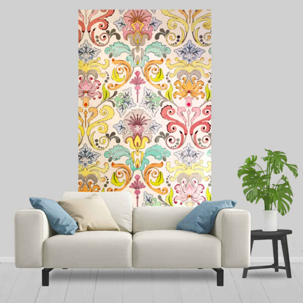 Persischer Wandteppich mit Feinem Blumenmuster